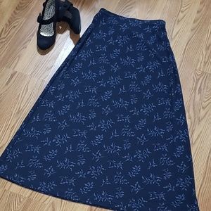 Talbot blue maxi skirt